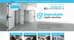Desktop Screenshot of allvalleyrefrigeration.net