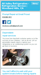 Mobile Screenshot of allvalleyrefrigeration.net